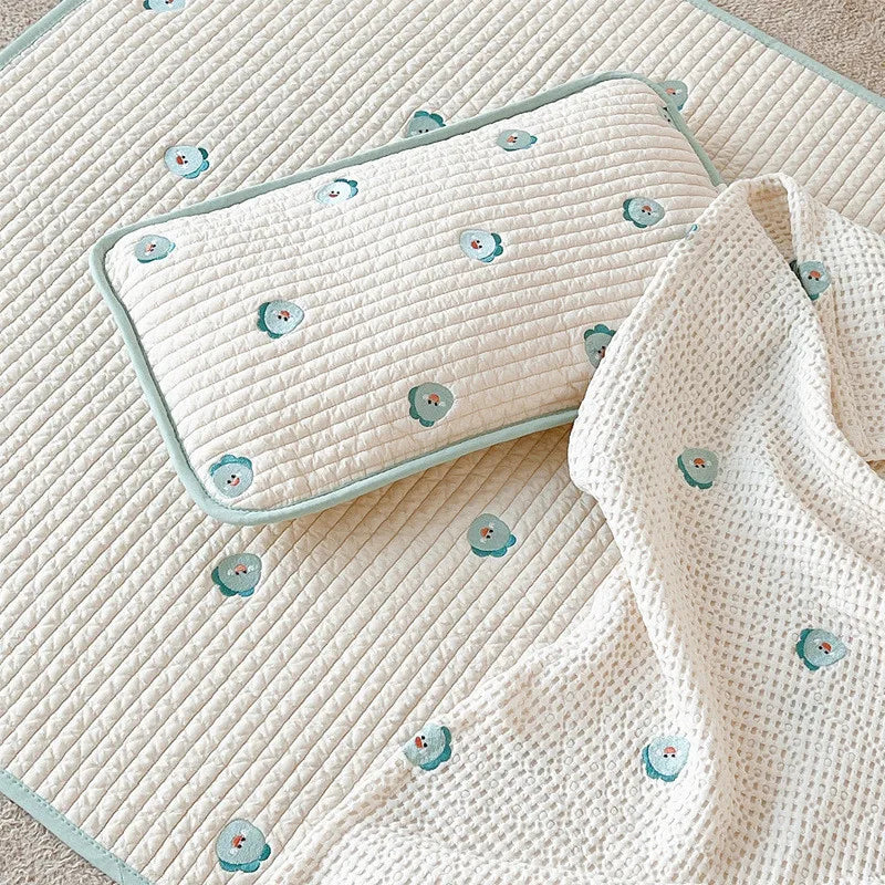 Cute Baby Pillow Cartoon Breathable Children's Pillow for Infant Boys Girls Newborn Bedding Head Protector Baby Room Items