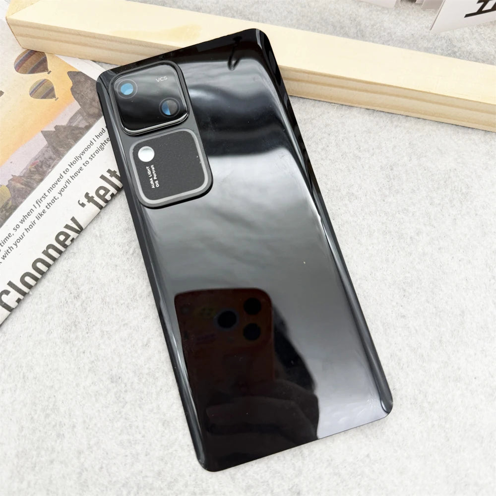 Back Glass Cover For Vivo V30/V30Pro S18/S18Pro Battery Cover Rear Panel Door Housing Case Replacement Parts With Camera Lens