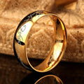 Language Stainless Steel Rings for Unisex Fashion Accessories Jewelry