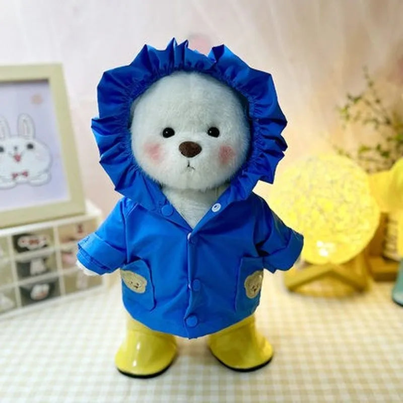 New Sale 30cm Nude Bear And Clothes Kawaii Bear Doll Clothes Soft Bear White Brown Comfortable Cute Cartoon Bear Gift Toys