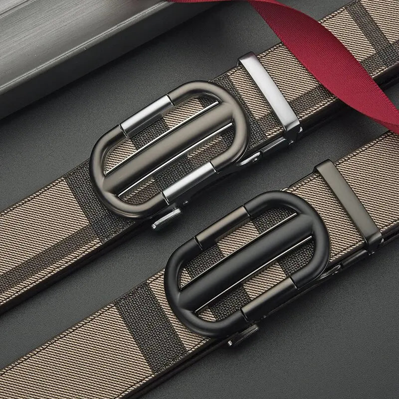 Luxury Brand Men Belt High Quality Leather Business Designer famous Belts for men Jeans Strap Male Metal Buckle belt