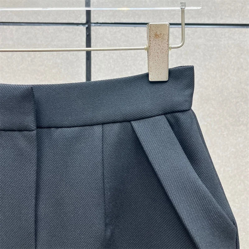 women's skirt New high waisted slim fit straight tube skirt for autumn 2026 Rear slit women's half skirt long skirt black skirt