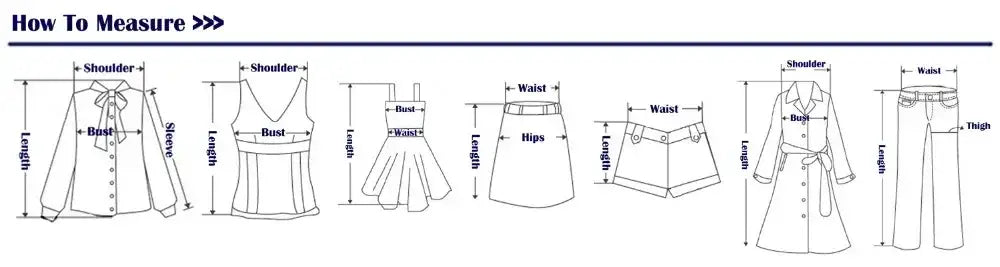 Measurement guide diagram for a purple satin two piece set featuring wide leg pants and detailed sizing instructions for women’s clothing items.