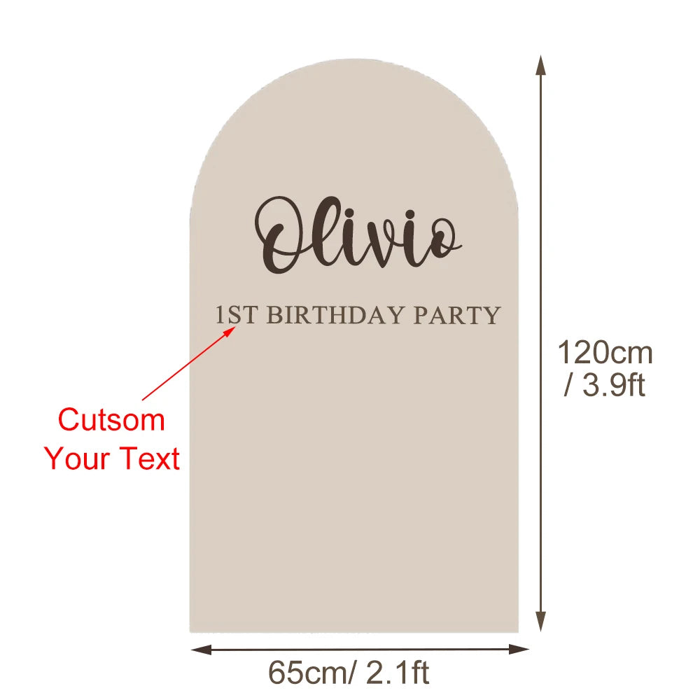 120cm Customized Board for Baby Shower Decor Personalized Welcome Sign Backdrop Arch Board for Baby Shower Birthday Party Decor