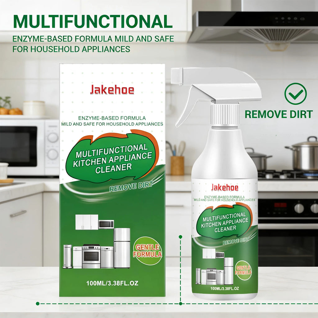 Kitchen Appliance Cleaner Multi-purpose Kitchen Cleaning Spray Remove Dirt Cleans Stoves Oven Range Hoods Grease Removal Spray
