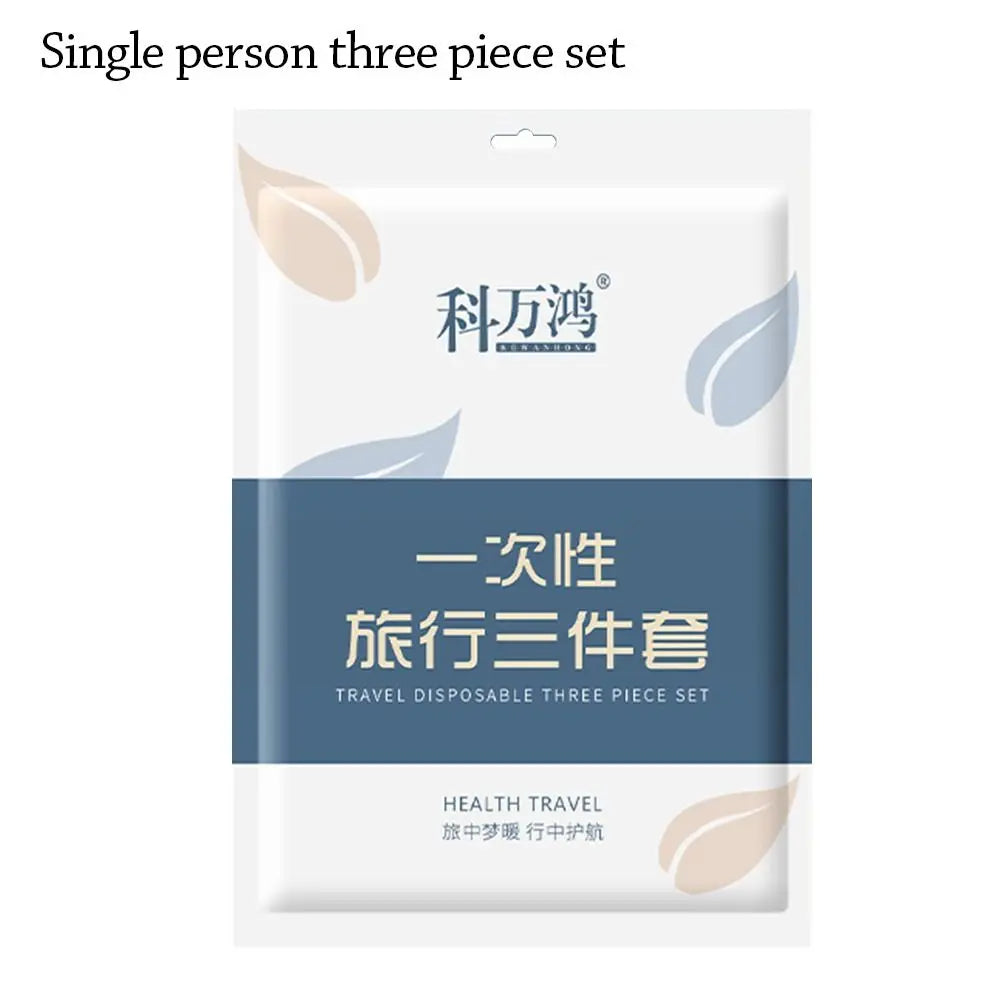 3 / 4-Piece Disposable Bed Sheet Non-Woven Bedding Set Duvet Cover Pillowcase Thickened Dirty Proof Isolation Sheets Travel