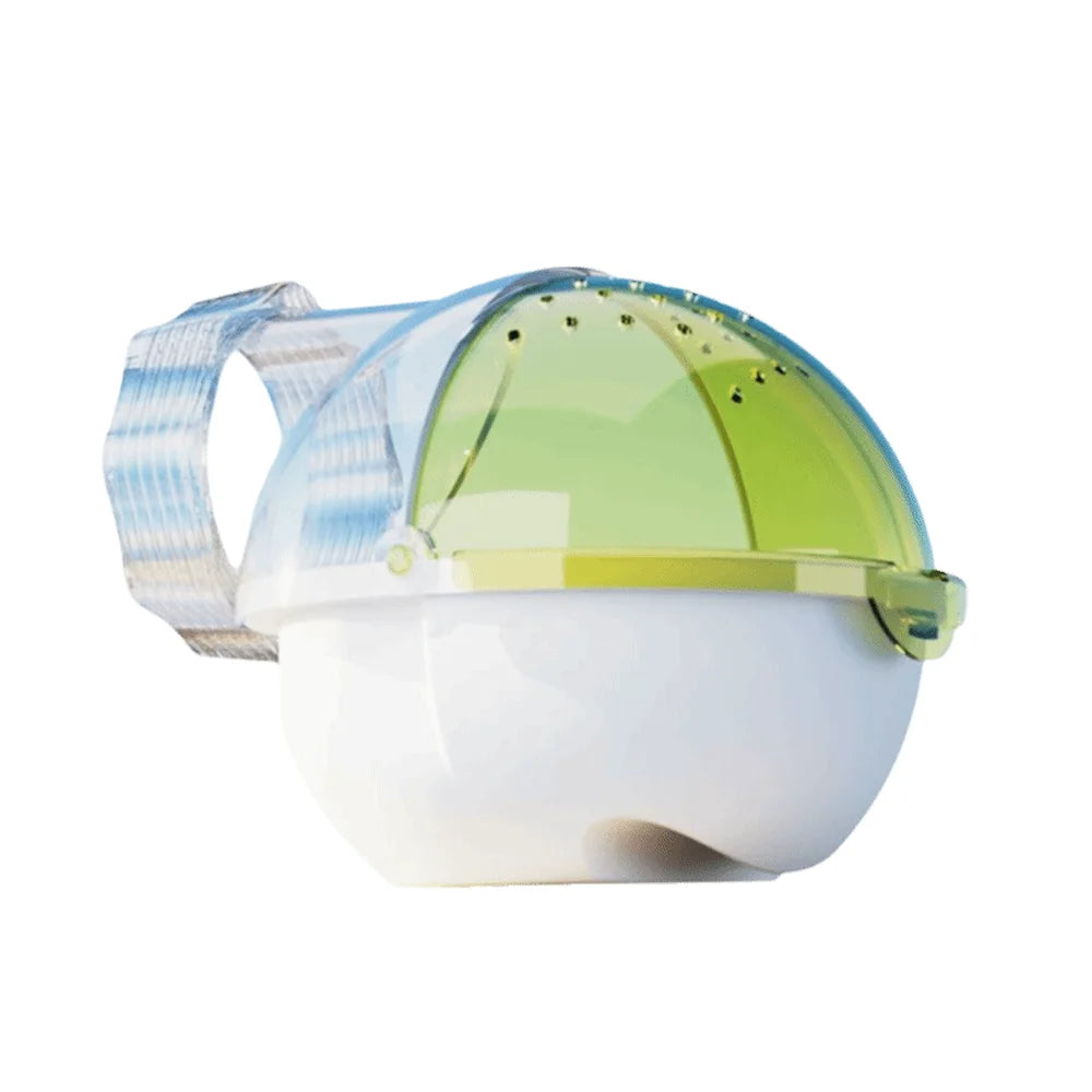 Cute External Hamster Bathroom Toy Toilet DIY Hamster Bathtub Pet Accessories Acrylic Hamster Sauna Room Hamster Care