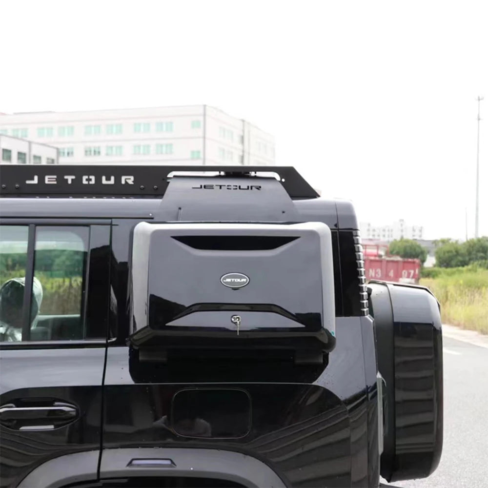 For Chery Jetour Traveller T2 2023 -2026 Car Side Backpack Roof Box Car Roof Rack Camperize Van Loop Exterior Accessories Parts