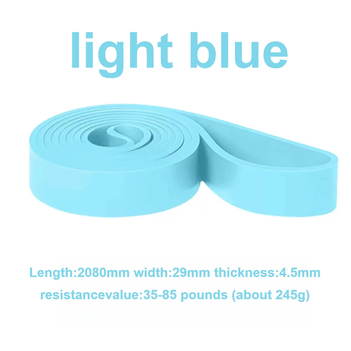 15-85LBS Heavy-Duty High-Elasticity Exercise Band with Accessories Multiple Resistance Levels for Gym,Pilates,Ideal for Beginner
