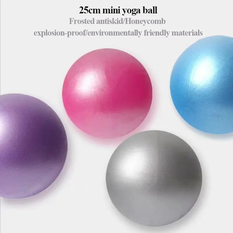 25 cm explosion-proof PVC mini yoga ball straw ball pilates ball pose ball small fitness ball straw ball