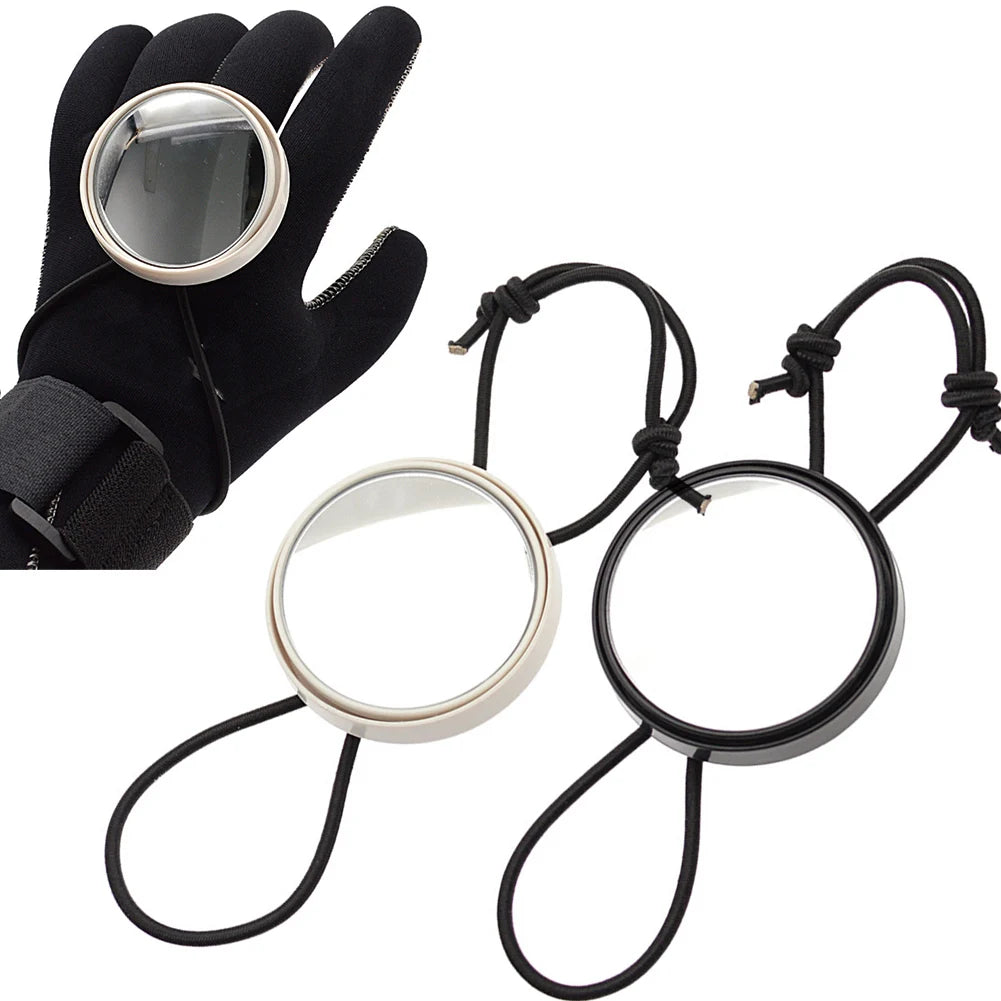 Scuba Diving Wrist Mirror Adjustable Strap Safety Equipment For Underwater Diving Gear Scuba Safety Swimming Accessories
