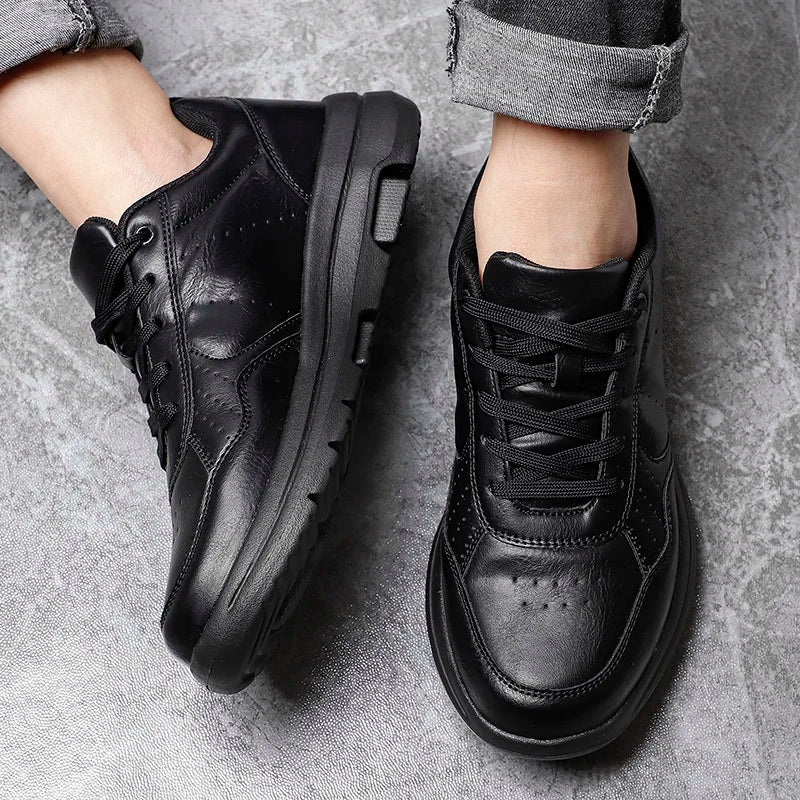 Men Shoes Sneakers Trend Casual Shoes Breathable Leisure Male Sneakers Men Non-slip Footwear Men Leather Shoes