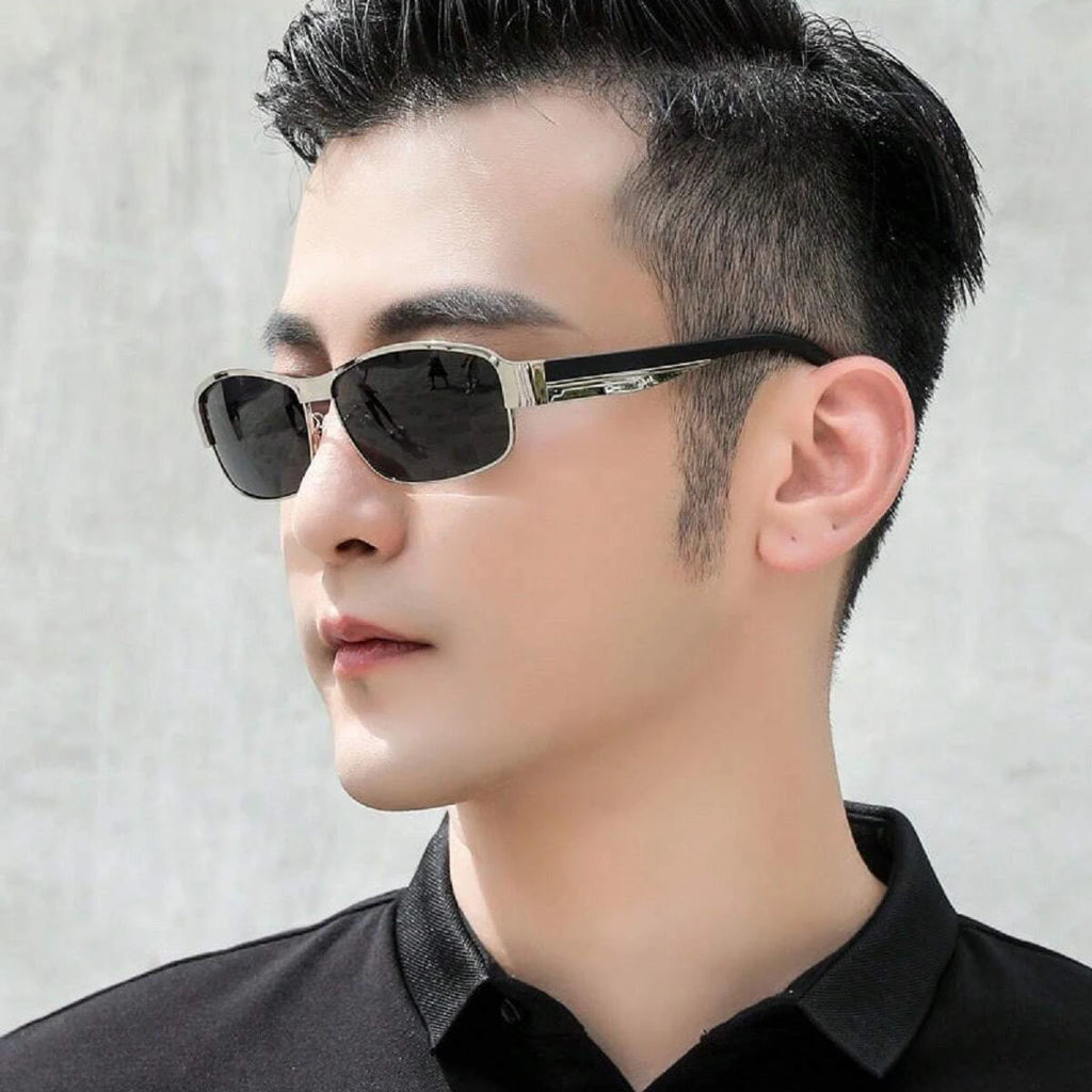 Sunglasses for Men Day and Night Vision Driving Fishing Polarized Anti-UV Trend Shades For Men Glass Authentic Sun Protection Su