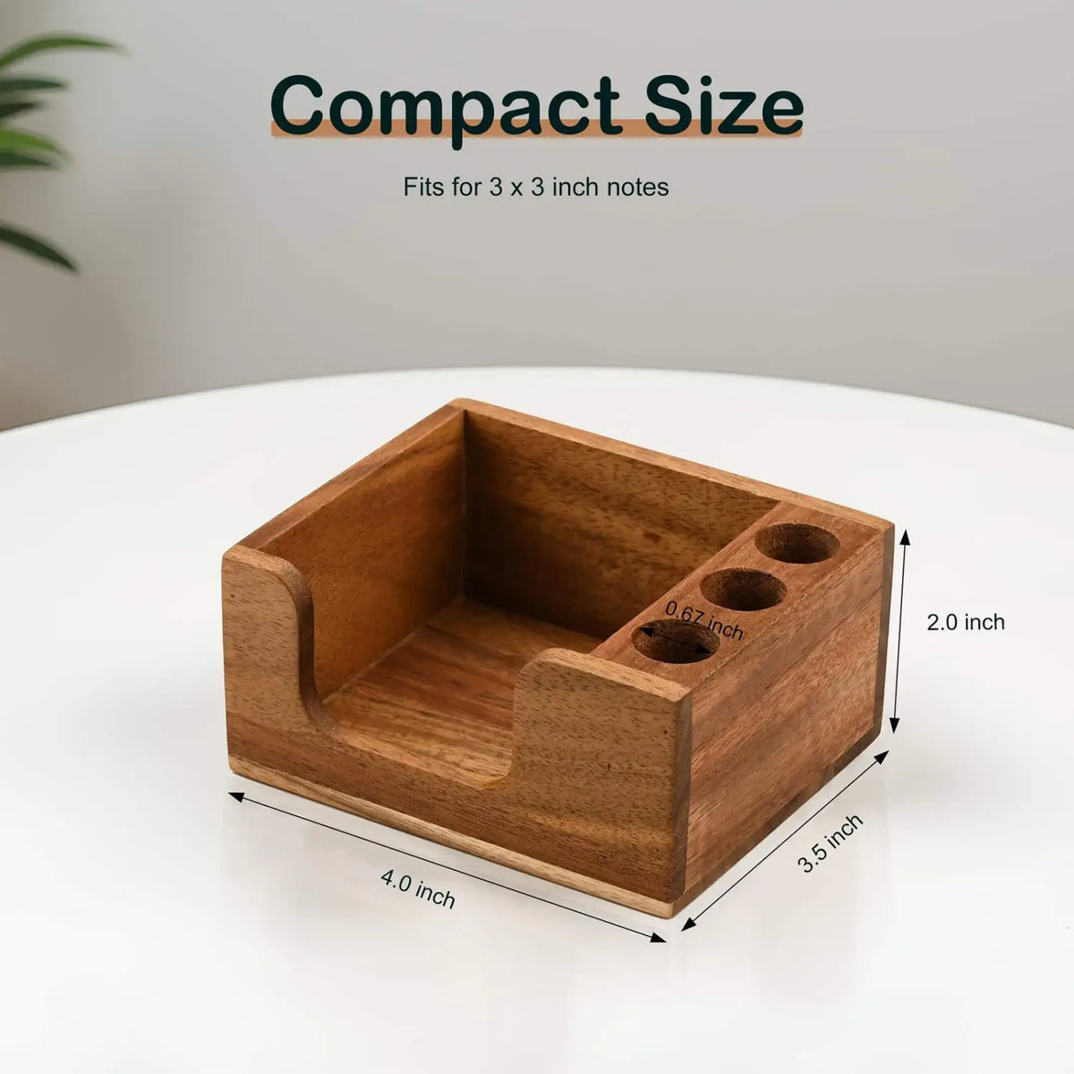 Solid Wood Desk Organizer with Smooth Surface and Eco-Friendly Finish Features Scientific Compartment Design for Office Students