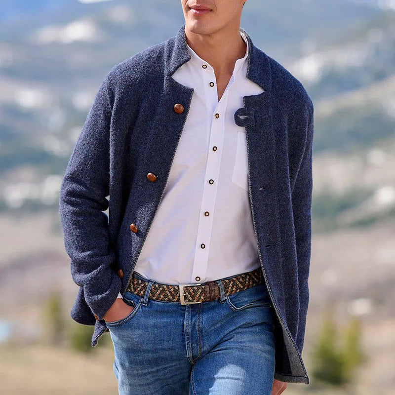 2026 Casual Medium and Long Men's Jacket Slim-fitting and Versatile Trench Coat Men