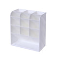 1 pen holder storage rack, multifunctional large capacity stationery storage box, desktop storage box, school office supplies