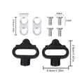 （Summer4）1 Set Bicycle Accessories Mountain Bike Shoes Cleats Multi-Release SPD Pedal Cycling Shoes Clips Kit For SH51