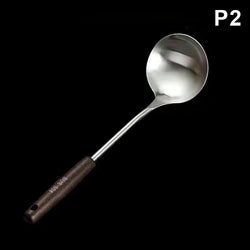 Kitchen Utensils Wok Spatula Iron And Ladle Tool Set Spatula For Stainless Steel Cooking Equpment Kitchen Accessories Essentials