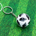Leather Football Keychain New Exquisite Key Chain Souvenir Decoration Toy Keyring Ring School Reward for Kid Pendant Accessory