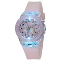 UTHAI C22 Kids's Watch Watches Glow at Night Quartz DIGITAL CLOCK Silicone Band Cute Girls Primary School