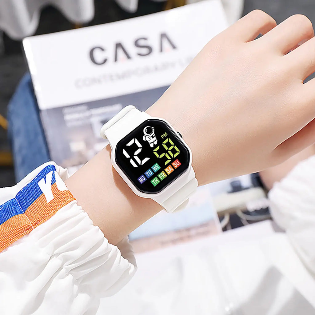 Electronic Watch For Boys Girls Children Outdoor Sport Watches LED Display Multi-function Digital Watch Alarm Clock reloj hombre