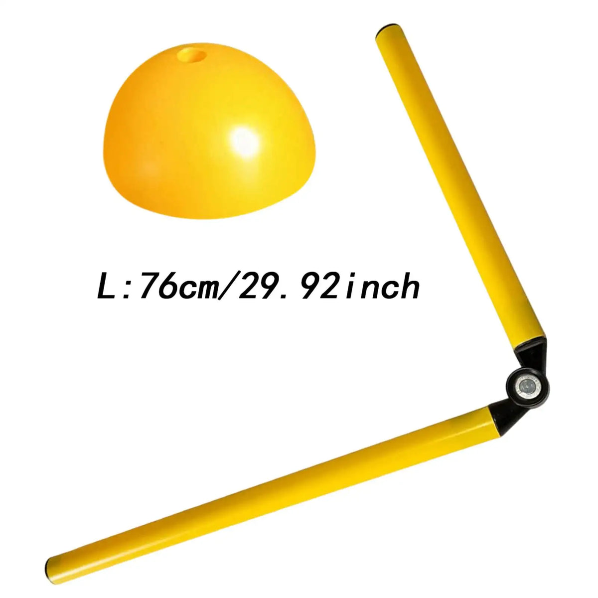 Football Agility Training Poles Speed and Agility Training Equipment Folding Soccer Agility Pole Set for Competition Practice
