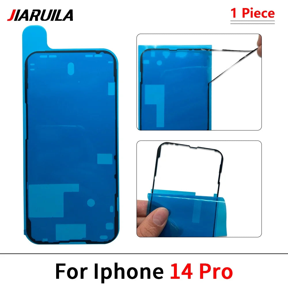 Back Cover Side Waterproof Seal Sticker For Iphone 16 15 14 Pro Max Plus 13 mini Adhesive LCD Screen Frame Seal Tape Repair