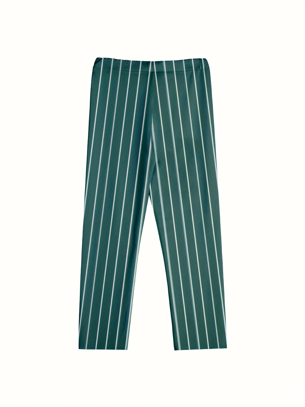Men's Straight-Leg Casual Trousers—Versatile and Stylish; Slim-Fit Striped Dress Pants for a Polished Business Look.
