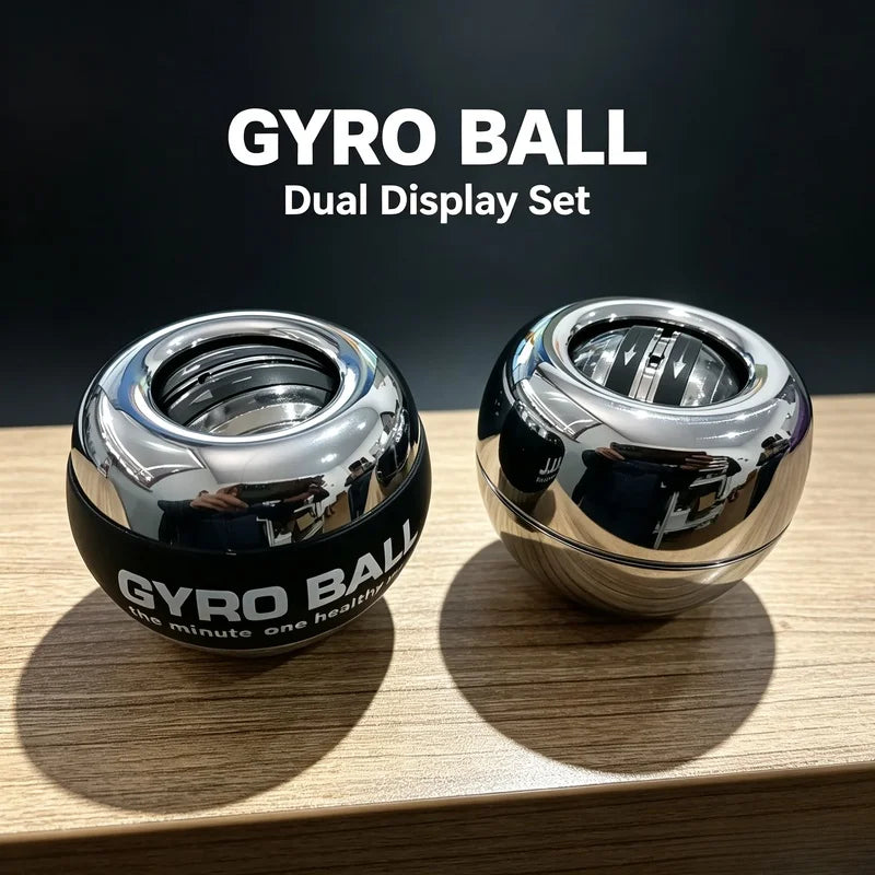 Automatic‑Start Wrist Gyro Ball, Wrist Arm Power Trainer Gyroscopic Exercise Device for Forearm Strength Home Fitness Workout