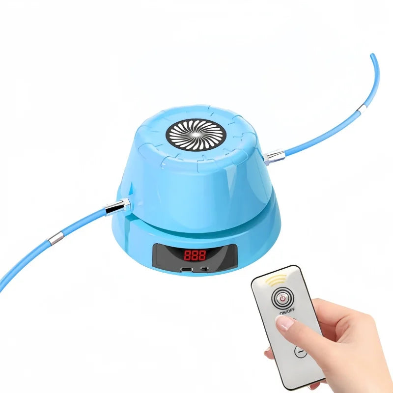 Smart Jump Rope Machine Auto Count Electric Motorized Fitness Trainer For Adults Kids Portable Home Exercise Equipment
