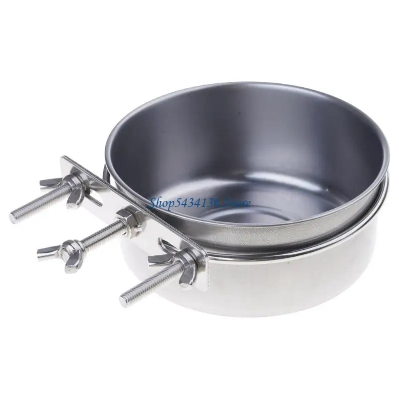 H7ED Cats Feeder Water Dispenser for Small Large Dog Pets Easy to Install Feeder Bowl Pet Rabbit Dog Cats