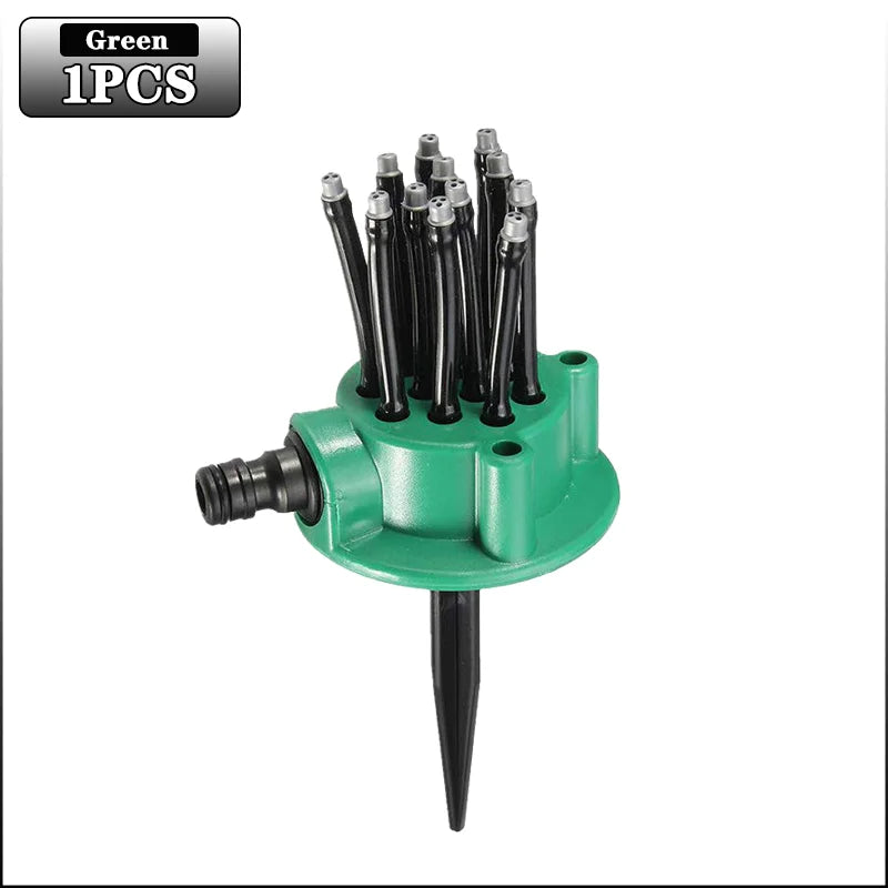 360 Degree Garden Automatic Multi Sprinkler Garden Lawn Sprinklers Roof Cooling Sprinklers Watering Sprinklers Gardening Tools