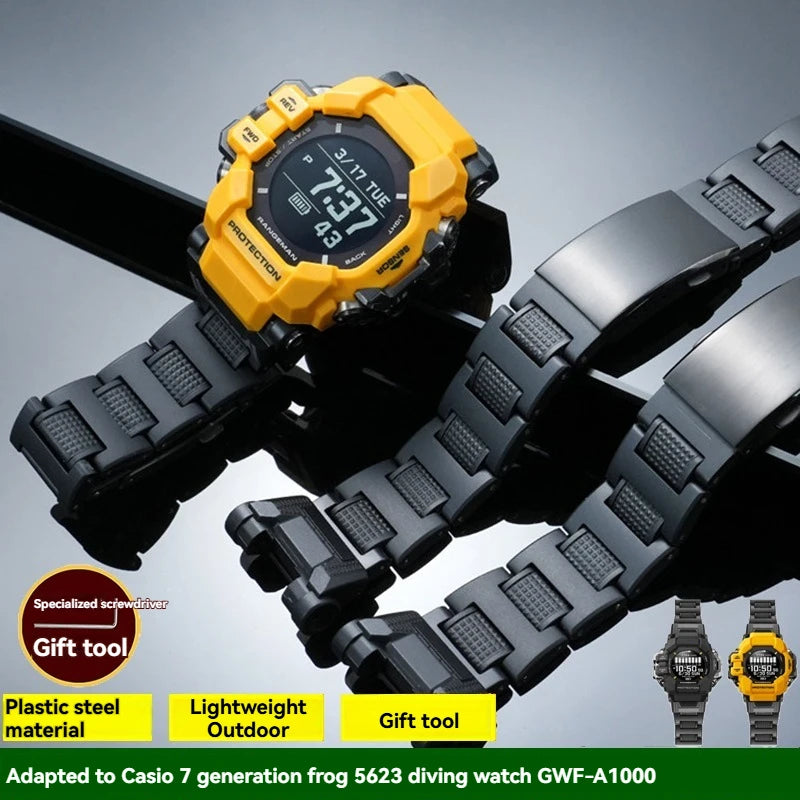 For G-SHOCK Casio 3554 GPR-H1000 series modified lightweight plastic steel watch with sports bracelet men's accessories