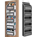 5-Shelf Hanging Storage Organizer - Behind Door, Anti-Tilt, 5 Large Capacity Pockets, Suitable for Bedroom, Bathroom