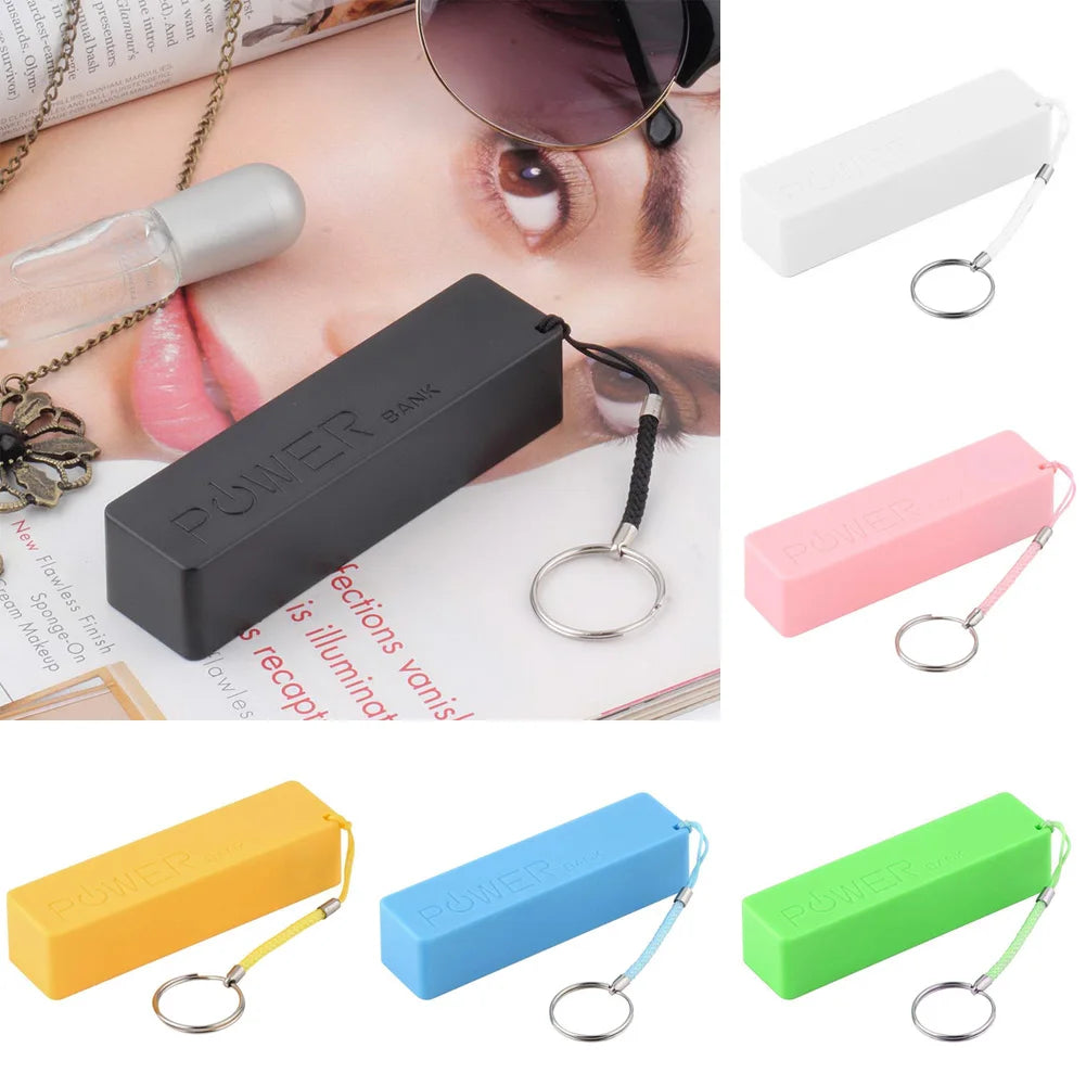 Portable Power Bank USB Mobile Charger Pack Box Battery for Case For 1 x 18650 DIY for iPod phone Mobile Mp3 Mp4 Gps Dropship