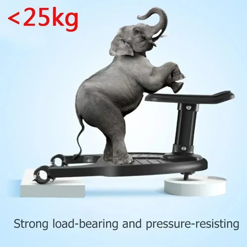 Baby Stroller with Ride-on Board Stroller Pedal Adapter Stroller Attachment with Removable Seat and Standing Platform