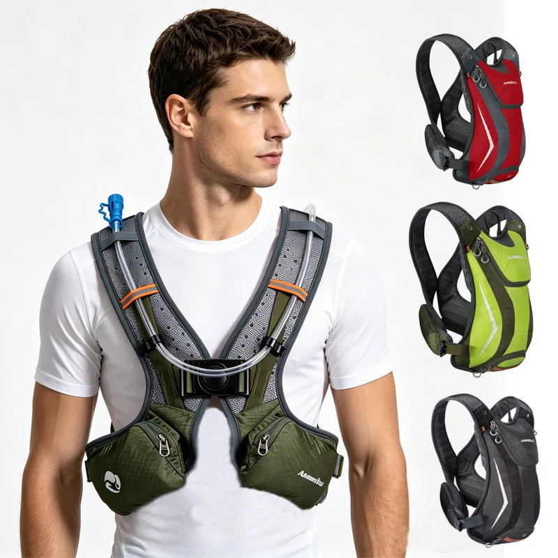 Jumping Off Road Water Bag Accessories Straw Water Bag Phone Bag Waterproof Bag Sports Lightweight Hydration Pack for running