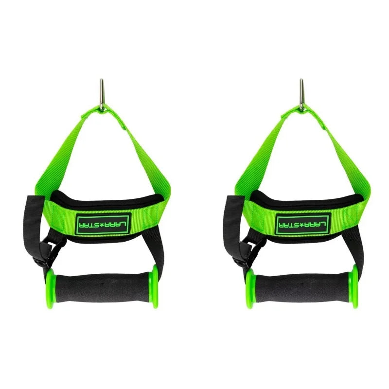 Ergonomic Gym Handle Adjustable Shoulder Grip Cable Fly Attachment Lateral Raise Strap Home Core Workout Equipment Fitness Gym