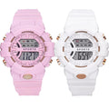 Fashion Electronic Watch for Women and Men, Sports Night Light Couple Watch with Alarm and Timer Functions Boys and Girls Watch