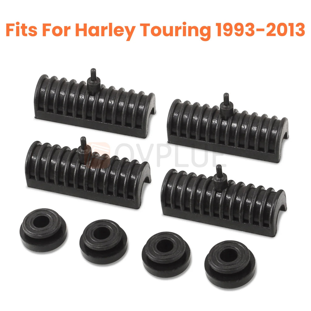 Motorcycle accessories Saddlebag Support Rubber Grommets Cushions Kit For Harley Touring Road King Electra Street Glide 1993-UP