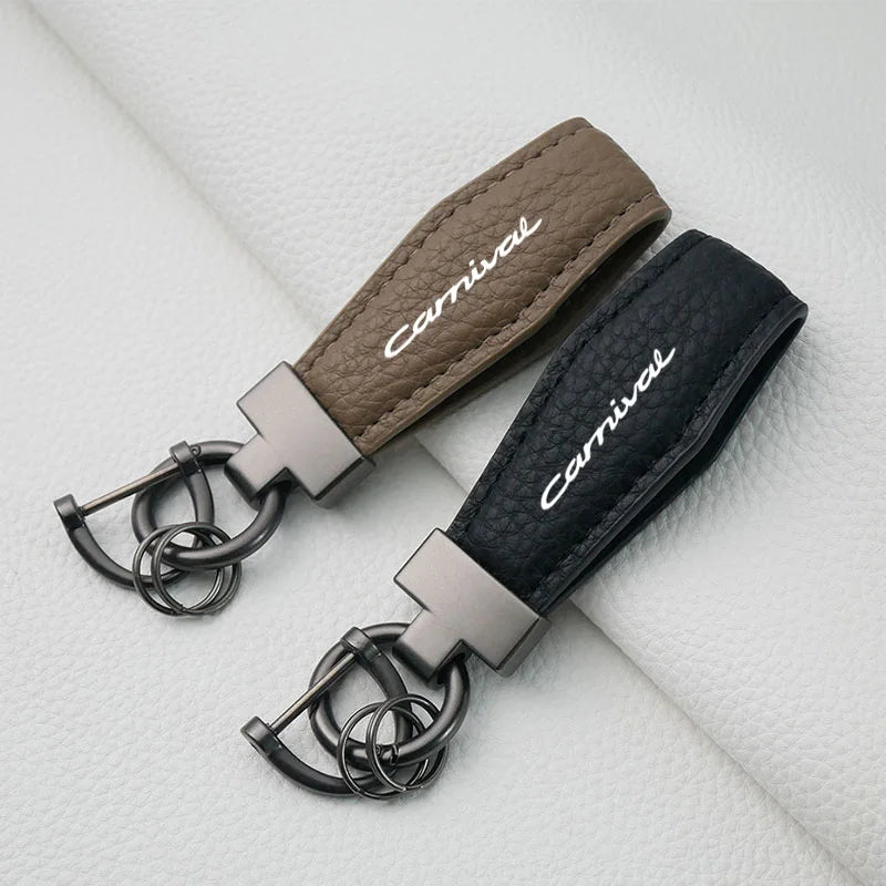 Car Key Chain Hanging Chain Business Gift Key Chain Car Key Belt Key Chain For KIA carnival Accessories Solid color key chain