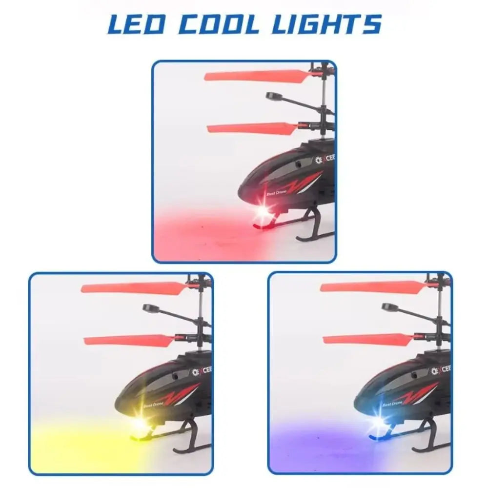 Watch Wrist Remote Control Aircraft Hand Controlled Impact Resistant Induction Helicopter Flying Helicopter With Lighting