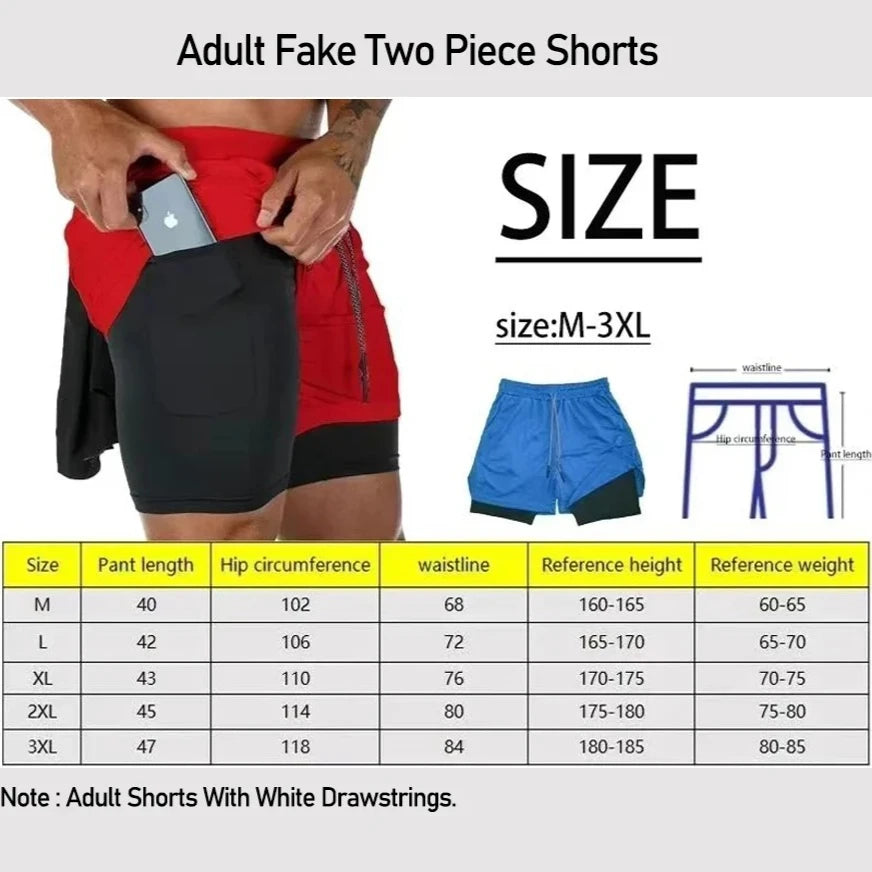 Bandai Weregarurumon Digimon Anime Unisex Double Layer 2-in-1 Performance Gym Shorts Summer Quick-dry Soft Comfy Lightweight