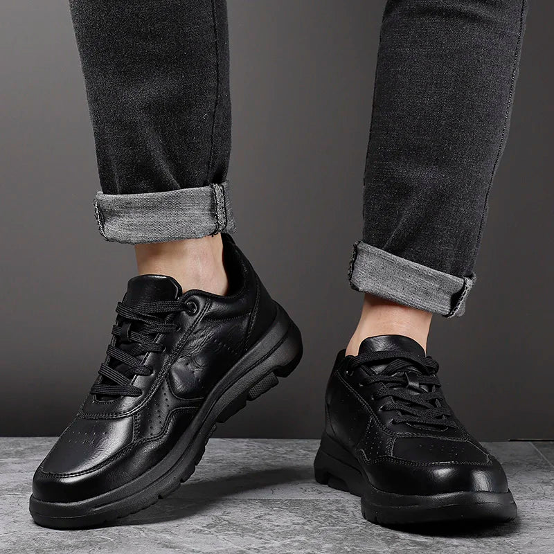 Men Shoes Sneakers Trend Casual Shoes Breathable Leisure Male Sneakers Men Non-slip Footwear Men Leather Shoes