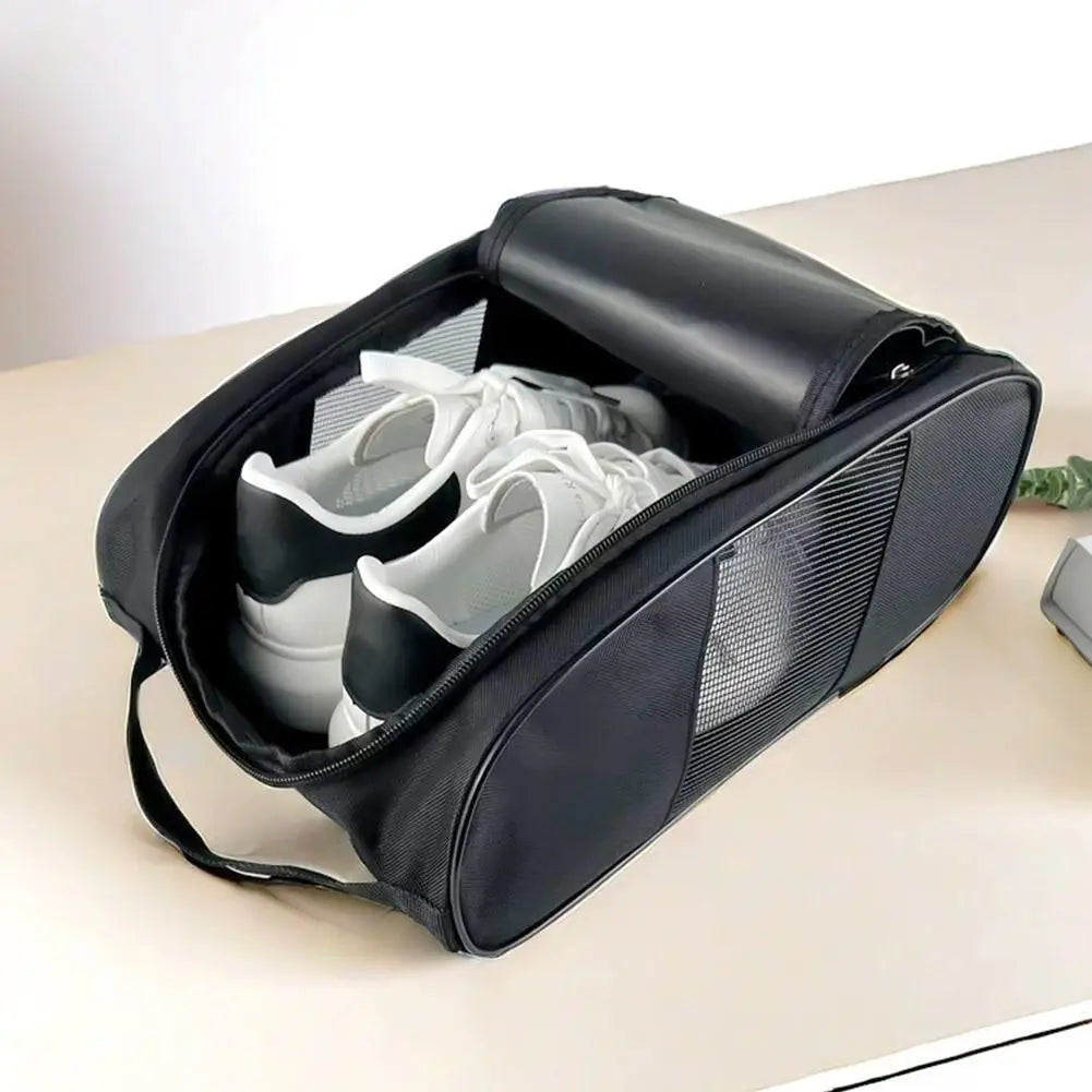 Travel Shoe Bag Portable Golf Shoe Storage Bag Dustproof Shoe Carrier Bags Breathable Sports Shoe Storage Organizer Handbag
