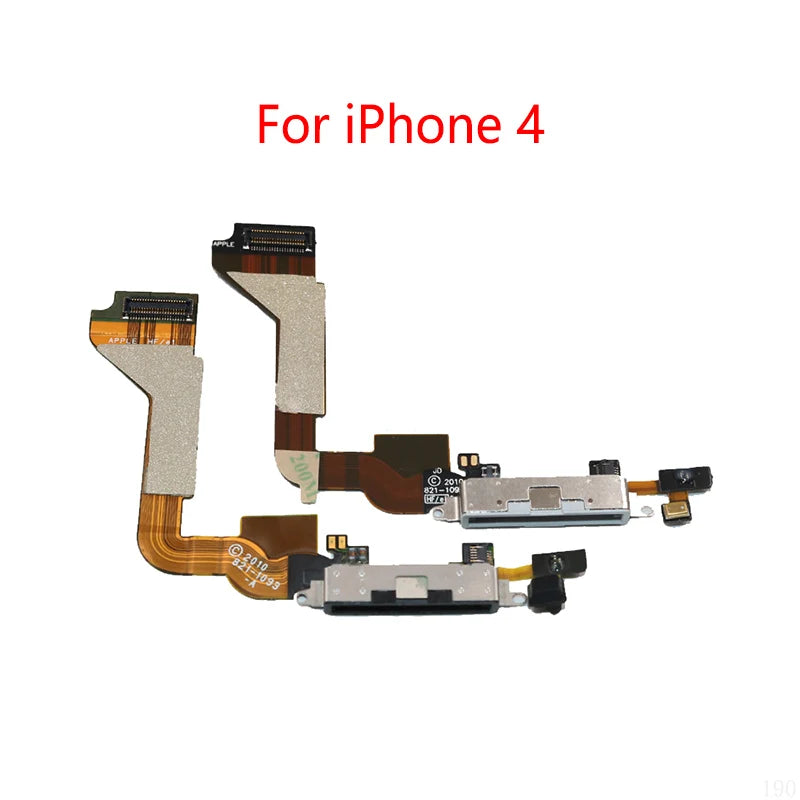 For IPhone 4 4G 4S USB Charging Dock Connector Port Socket Jack Charge Board Flex Cable