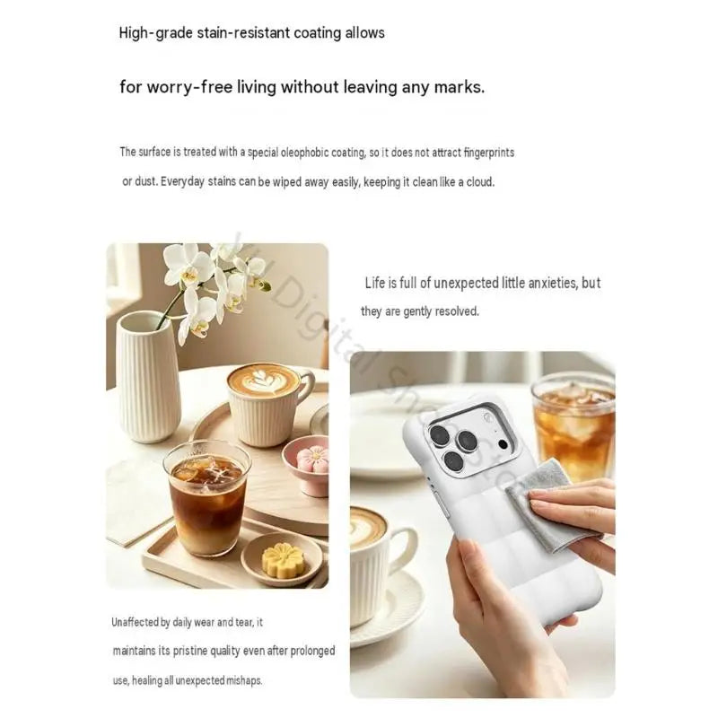 96BA Rounded Square Phone Cover With Covered Controls And Inner Layer for Phone 17