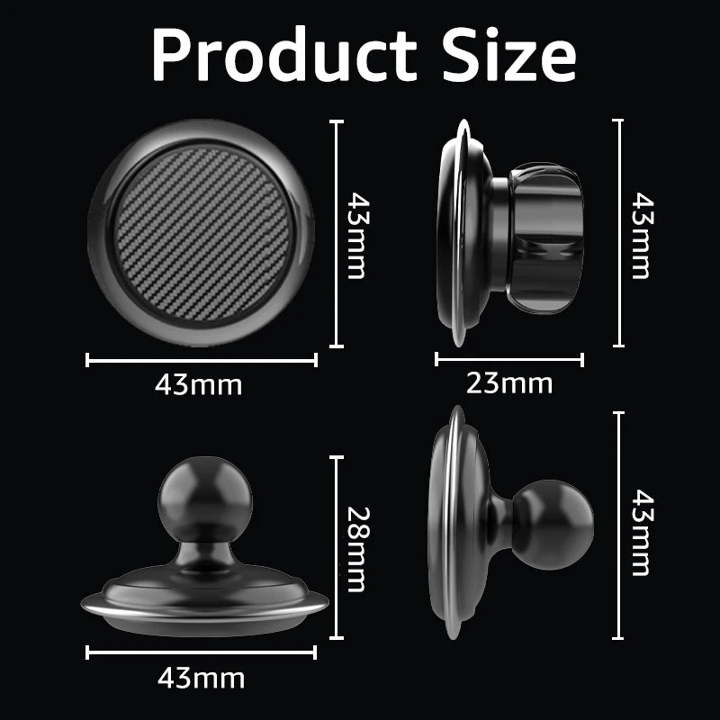 Magnetic Phone Holder for Gym with Dual-Sided N52 Super Magnets Strong Magnetic Gym Accessories Attaches to Metal Surface