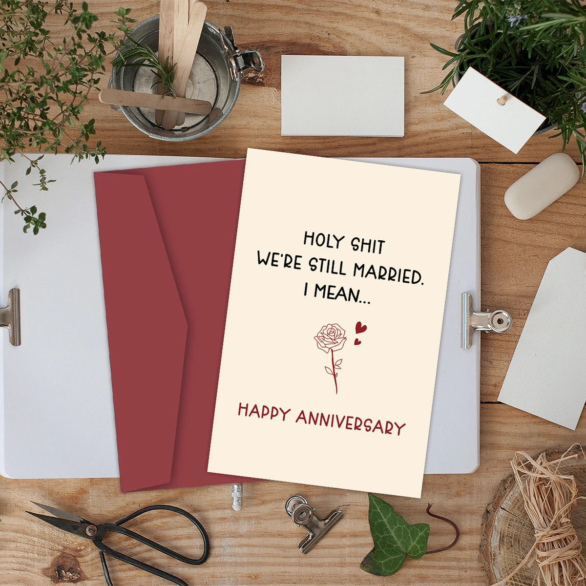 1PC Funny Anniversary Card,I Promise to Always Be by Your Side,Birthday Card for Husband Boyfriend,Valentines Day for Him Her