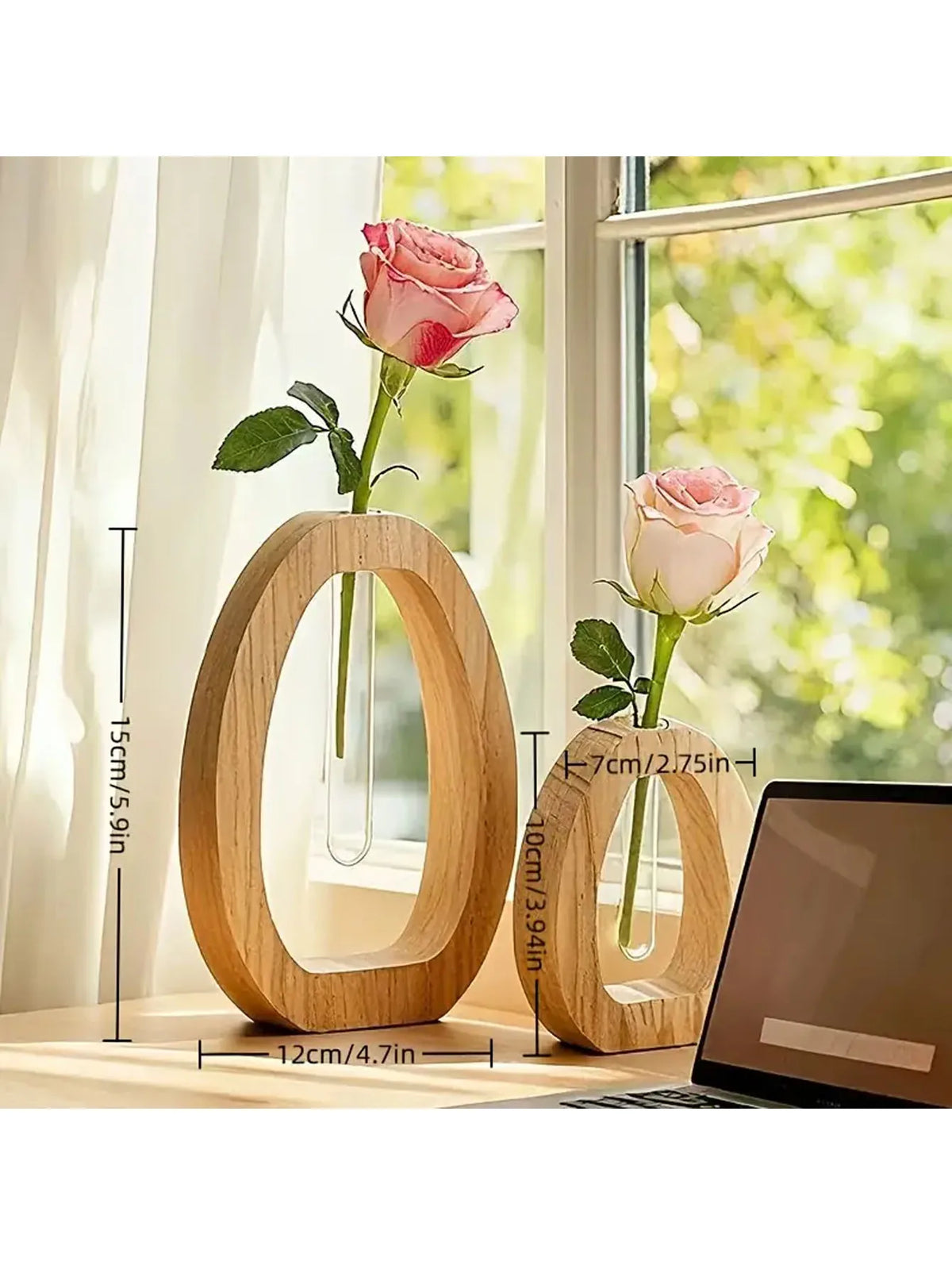 1 Set of Creative Green Plant Cultivation Decoration Ornaments Suitable for Home Office Desktop Decoration